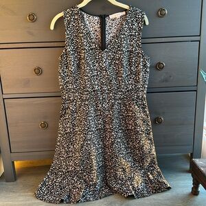 Leopard tank dress with pockets
